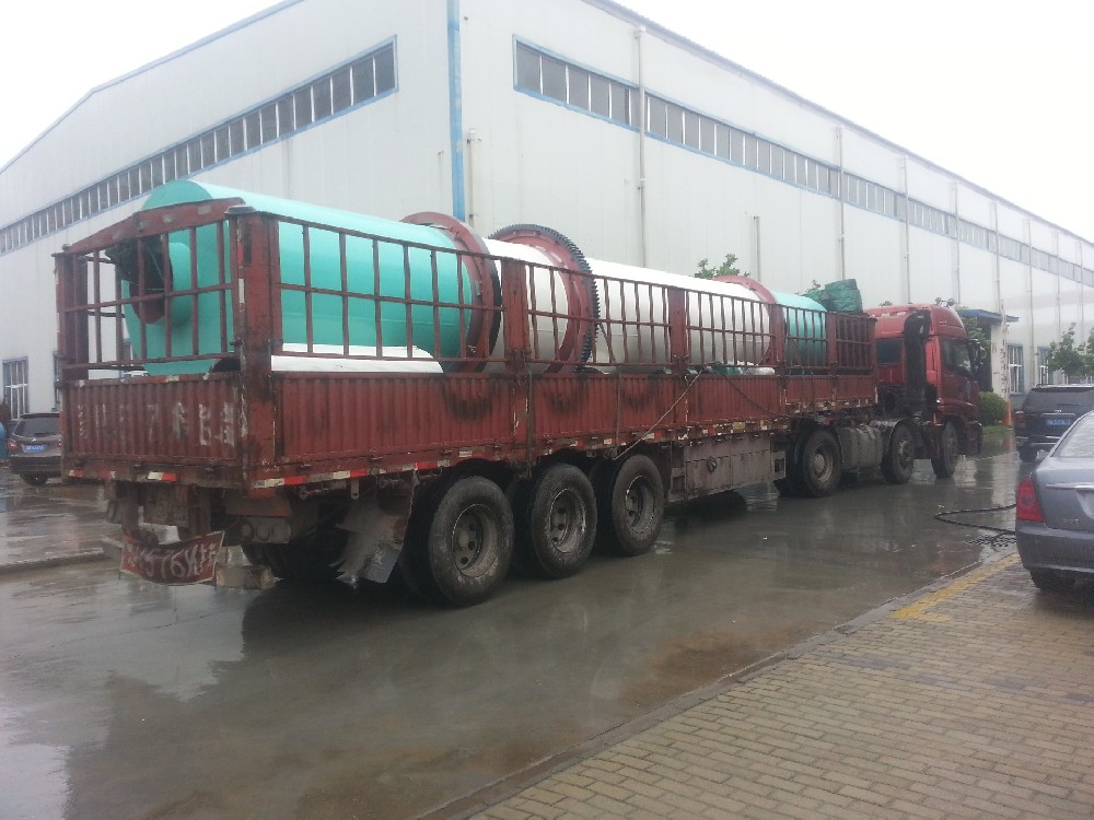 富裕達(dá)機(jī)械發(fā)往齊齊哈爾的三筒烘干機(jī)現(xiàn)場